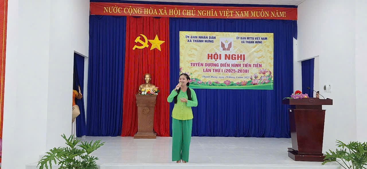 TRƯỜNG MẦM NON THẠNH HƯNG THAM DỰ HỘI NGHỊ TUYÊN DƯƠNG ĐIỂN HÌNH TIÊN TIẾN LẦN THỨ I (2025-2030)